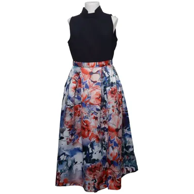 Aftenkjole (Blå, Flerfarvet) fra Closet London Elastan, Polyester