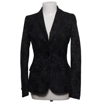 Blazer (Noir) de Sandro Ferrone Élasthane, Polyamide, Polyester
