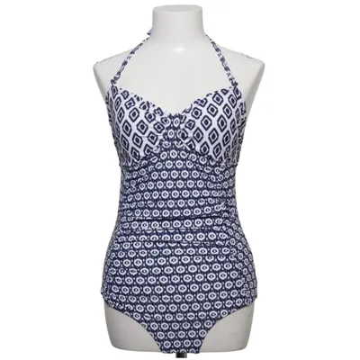 Maillot de bain une pièce (Bleu, Blanc) de Etirel Élasthane, Polyamide