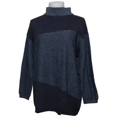 Turtleneck (Gray, Blue) from Gispa Acrylic, Merino wool
