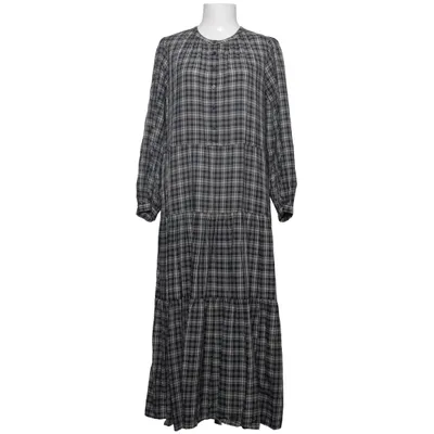 Långklänning (Svart, Flerfärgad) från Uniqlo Bomull, Modal