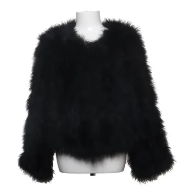 Fjäderjacka (Svart) från Hollies Stockholm Strutsfjädrar, Polyester