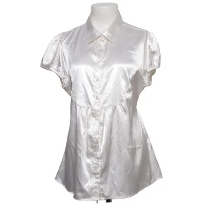 Blus (Vit) från KappAhl Elastan, Polyester