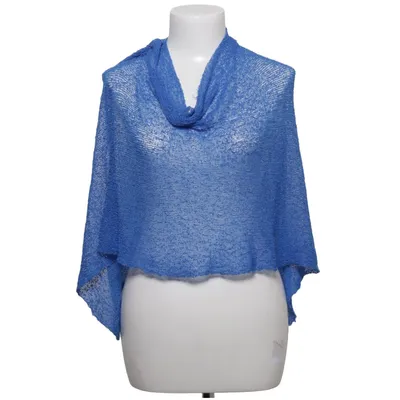 Poncho (Blå) från Ulla Jacobsson Kläder