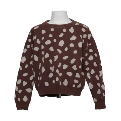 Sweatshirt (Brown, White) from Mixed Grill Cotton