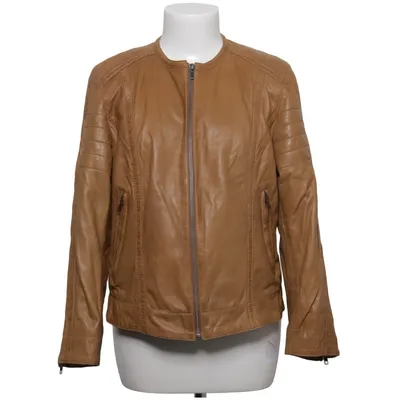 Veste en cuir (Beige) de Molltan Cuir, Polyester