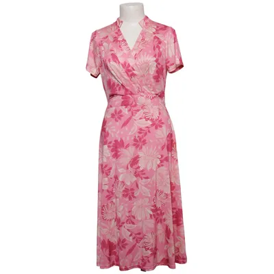 Omlottklänning (Rosa, Flerfärgad) från Stockholms Klänningsfabrik Elastan, Polyester