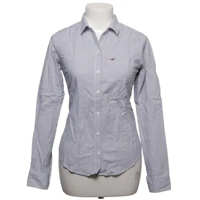 Shirt (Gray, White) from Hollister Cotton, Elastane