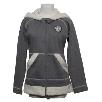 Kapuzenpullover (Grau, Weiß) von Felix Bühler Baumwolle, Polyester