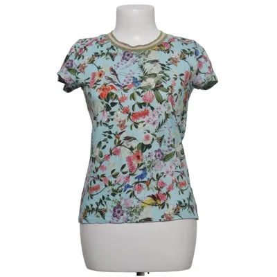 T-shirt (Blue, Multicolored) from Hallhuber Cotton, Polyester