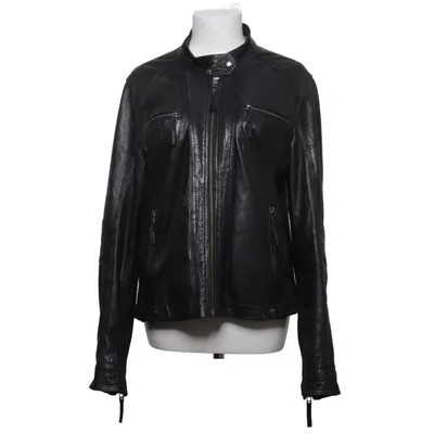 Veste en cuir (Gris) de Prato Cuir, Polyester