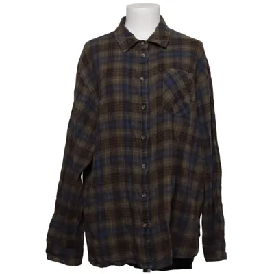 Flannel skjorte (Blå, Brun, Flerfarvet) fra BDG by Urban Outfitters Bomuld