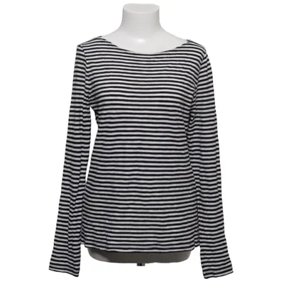 Lange mouwen shirt (Zwart, Wit) van Marc O'Polo Katoen
