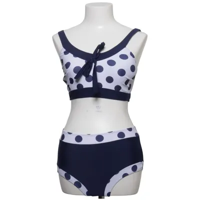 Bikini (Blue, White) Elastane, Polyester