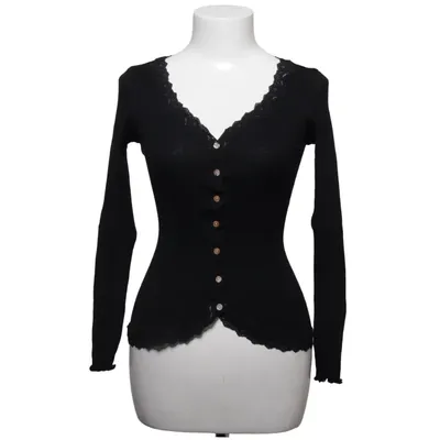 Cardigan (Zwart) van Rosemunde Katoen, Zijde