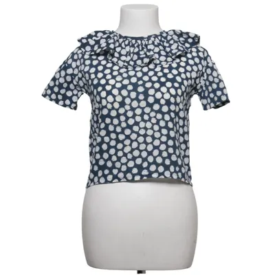 Top (Blauw, Wit) van Cactico Katoen