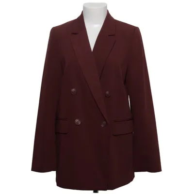 Kavaj (Röd) från H&M Polyester, Viskos, Elastan