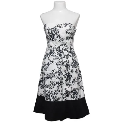 Jurk (Wit, Zwart, Meerkleurig) van Coast Acetaat, Katoen, Elastaan, Polyester
