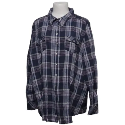 Flanellen overhemd (Blauw, Lila, Wit) van Ginalaura Katoen, Polyester