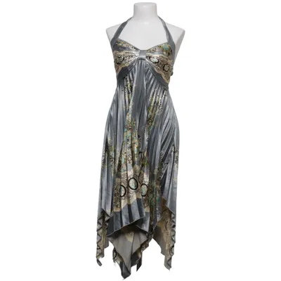 Halternek jurk (Grijs, Meerkleurig) van Qed London Elastaan, Polyester