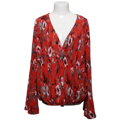 Wrap blouse (Red, Multicolored) from V by Very Polyester
