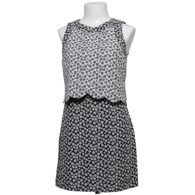 Kjole (Sort, Hvid) fra Miss Selfridge Petites Bomuld, Elastan, Polyester