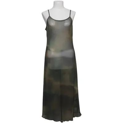 Jurk (Groen, Bruin, Meerkleurig) van Dazy Elastaan, Polyester