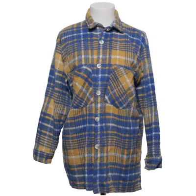 Overshirt (Blauw, Geel) van Red Queen Katoen, Polyester