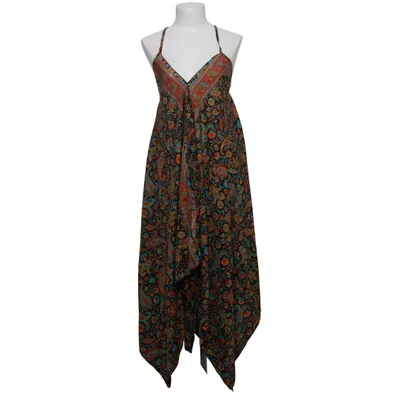 Maxikleid (Schwarz, Mehrfarbig) von Deepti S.C. Polyester, Seide
