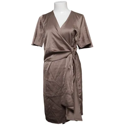 Wrap dress (Beige) from Object Polyester