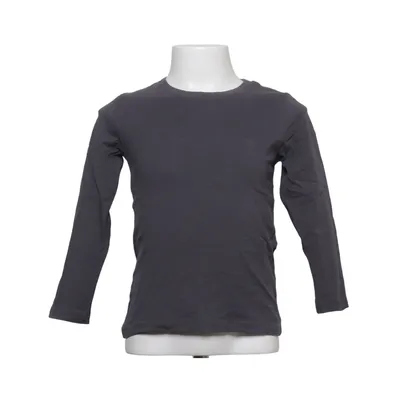 Langærmet t-shirt (Grå) fra H&M Basic Bomuld