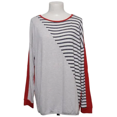 T-shirt à manches longues (Rouge, Blanc, Bleu, Multicolore) de Cecil Élasthane, Polyester, Viscose