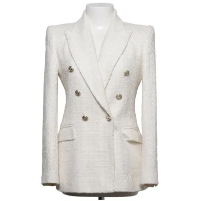 Blazer (White) from Zara Acetate