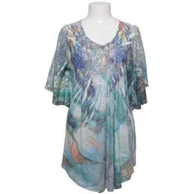 Haut (Bleu, Multicolore) de OPL Coton, Polyester