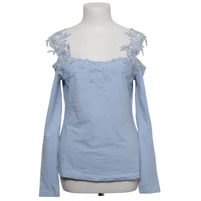 Långärmad t-shirt (Blå) från Bodyflirt Bomull, Elastan