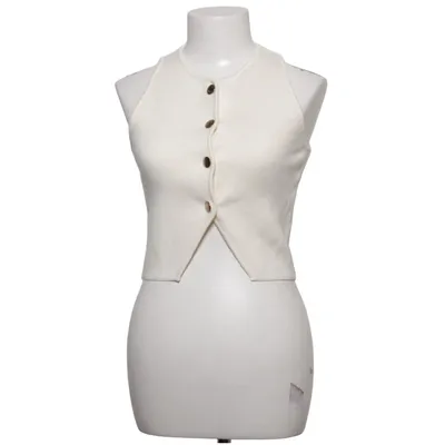 Vest (White) from Massimo Dutti Acrylic