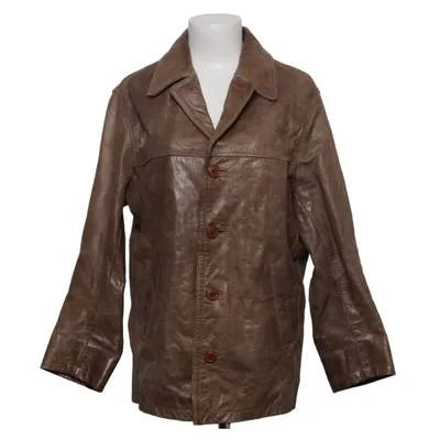 Leren jack (Bruin) van Gipsy by Mauritius Leer, Polyester