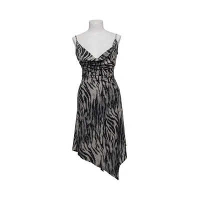 Dress (Black, White, Gray) from Anka Cotton, Polyamide, Silk, Wool