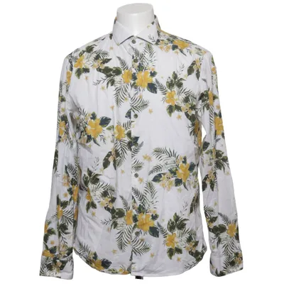 Shirt (White, Green, Yellow) from No Excess Cotton, Elastane