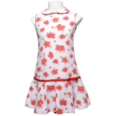 Klänning (Vit, Röd, Flerfärgad) från Mayoral Bomull, Polyester