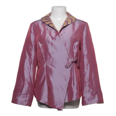Blazer (Pink, Gold) Polyester, Silk, Viscose