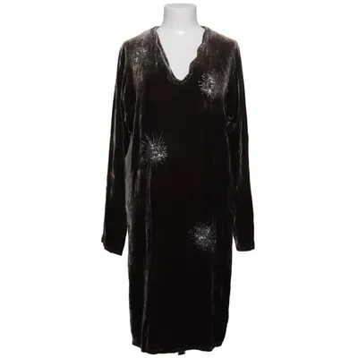 Dress (Brown) from Temple Silk, Viscose