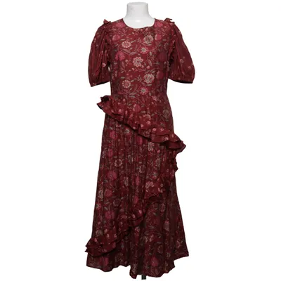Maxikjole (FAMKE PRINT PUFF SLV DRESS) fra Sea New York Bomuld, Nylon, Viscose