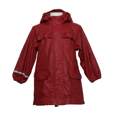 Regenjack (Rood) van Celavi Polyester, Polyurethaan