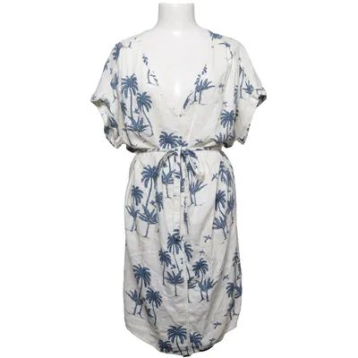 Kjole (Hvid, Flerfarvet) fra Desmond & Dempsey x H&M Viscose, Linned