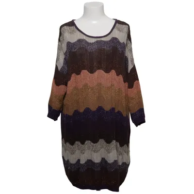 Kjole (Lilla, Brun, Flerfarvet) fra Missoni Lindex Akryl, Bomuld