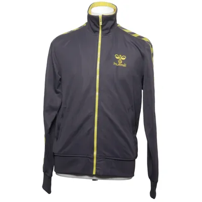 Träningsjacka (Grå, Gul) från Hummel Bomull, Polyester
