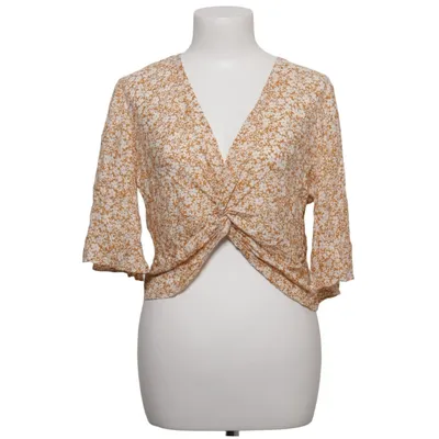 Wrap blouse (Yellow, White) from The Slow Label Viscose