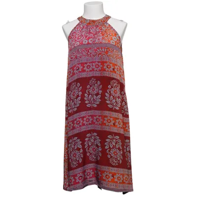 Robe (Rouge, Multicolore) de Maza Polyester, Soie