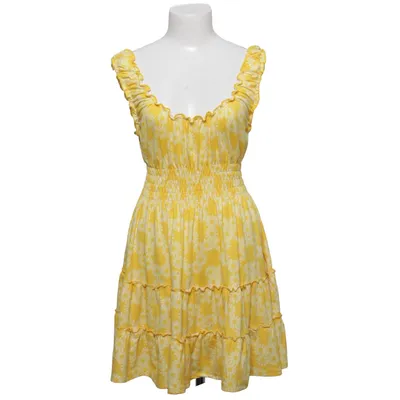 Robe (Jaune, Blanc) de Urban Outfitters Élasthane, Polyester